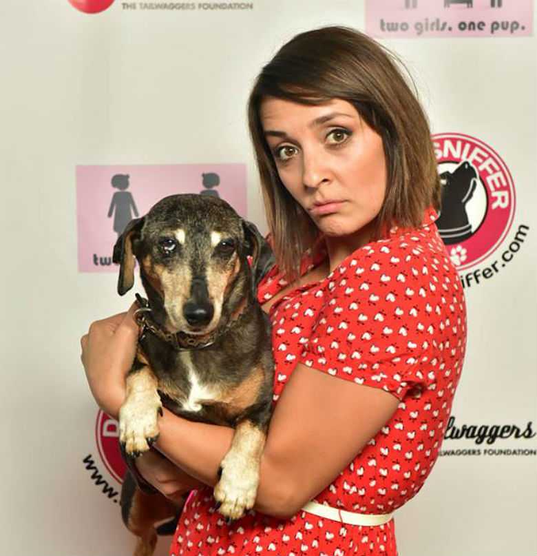 Monique Madrid with Comet