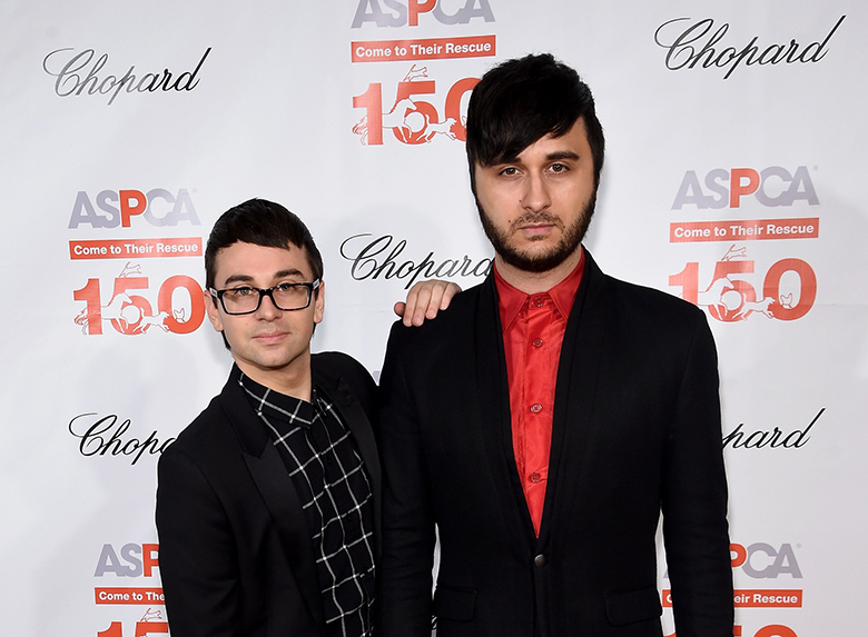 "NEW YORK, NY - APRIL 14: Designer Christian Siriano and Brad Walsh attend ASPCA 19th Annual Bergh Ball honoring Drew Barrymore, hosted by Nathan Lane wiith music by Mark Ronson at the Plaza Hotel on April 14, 2016 in New York City. (Photo by Jamie McCarthy/Getty Images)"