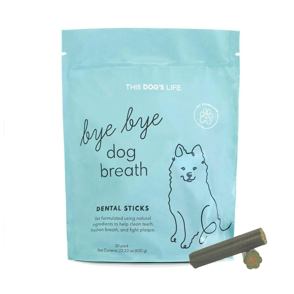 Bye Bye Dog Breath Sticks