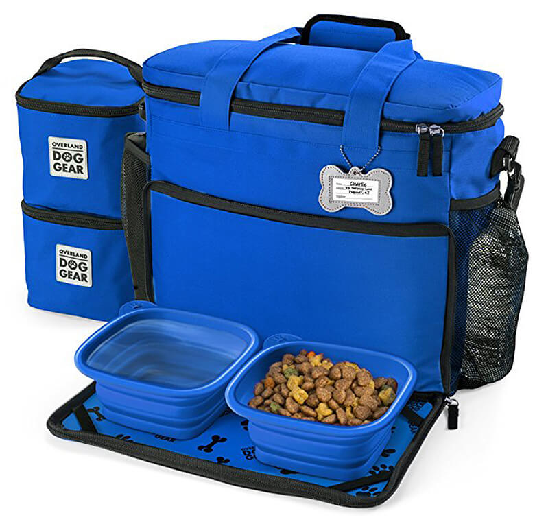 dog travel bag for food