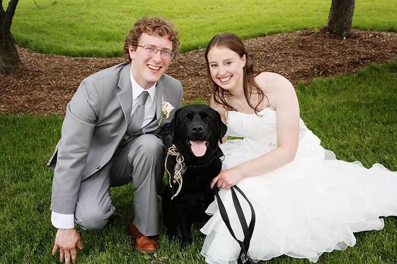 Arson-Detection Dog Is Ring Bearer In Wedding, Steals the Show