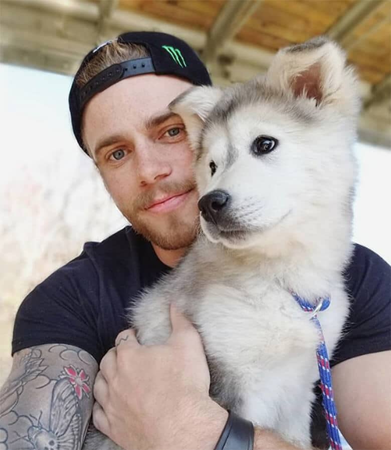 Olympian Gus Kenworthy Is Devastated After the Dog He Rescued From a Meat Farm Unexpectedly Dies