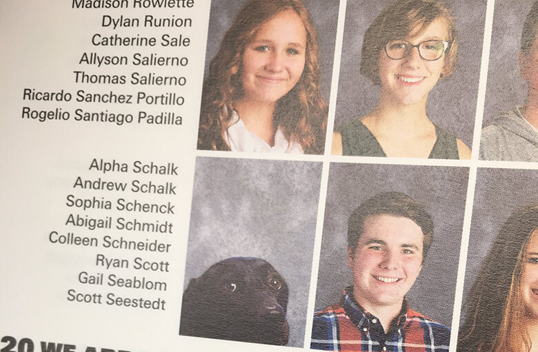 Dog's Yearbook Picture Will Make Your Day