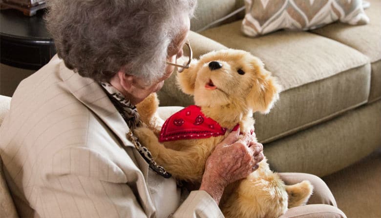 Toymaker Introduces Robotic Life-Like Puppy to Help Seniors Cope With Loneliness