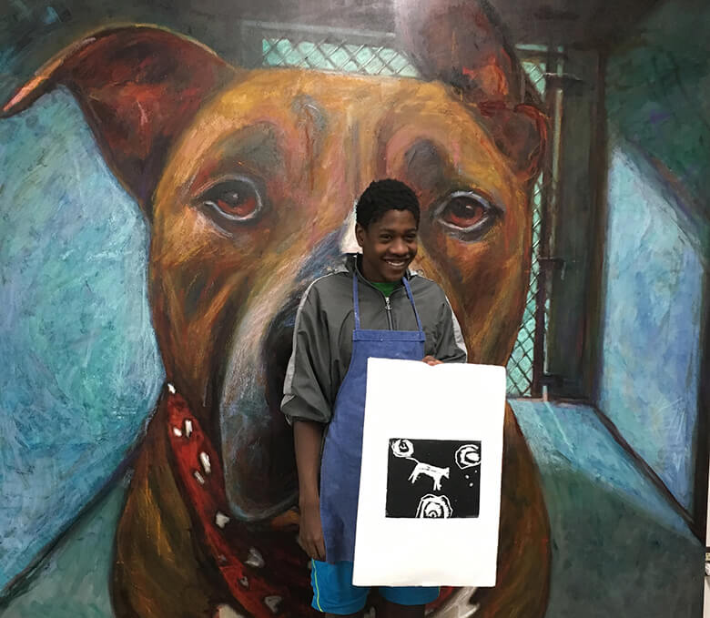 Using Art, Program Teaches Middle Schoolers About Animal Cruelty — And What They Can Do to Make a Change