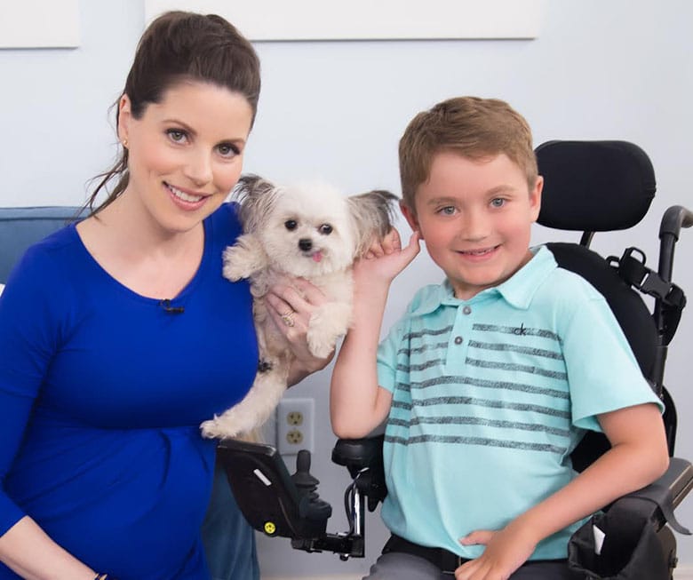 Adorable Therapy Dog Lifts the Spirits of Young Fan with Rare Neurological Disorder