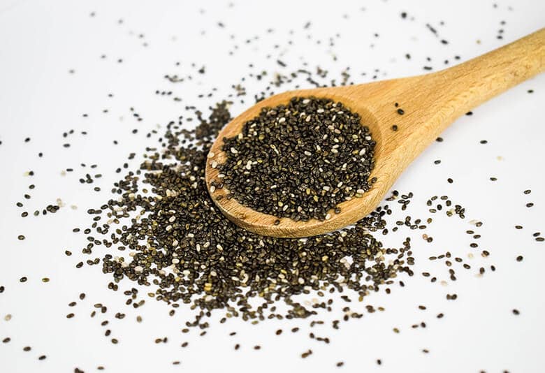 Foods to help with skin and coat for dogs chia seeds