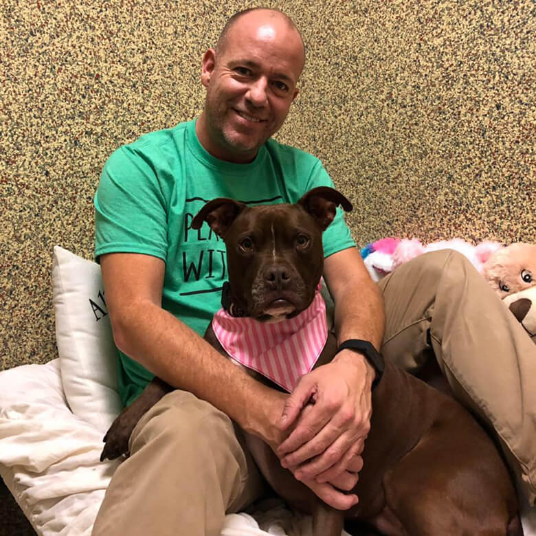 Dog in Shelter for 400 Days Gets Adopted