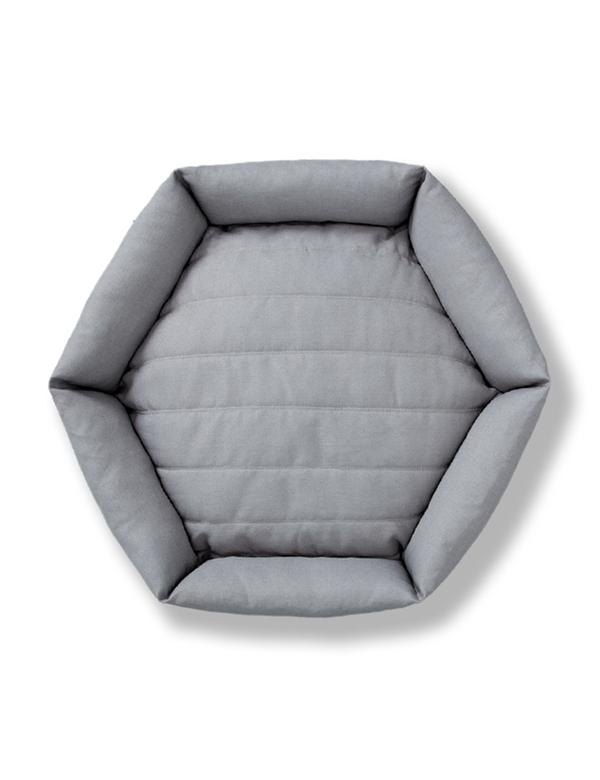 Octagon pet bed grey, musthave dog essentials for stayathome pets