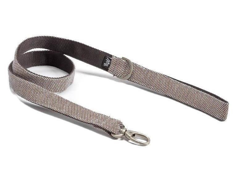 Adjustable Dog Leash in Cocoa Brown Weave