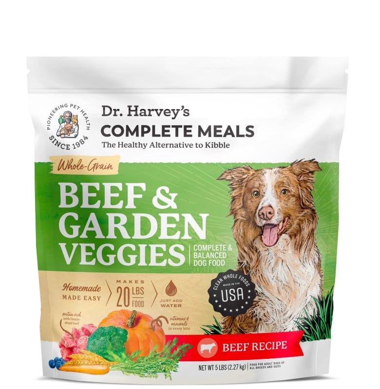 Dr. Harvey's sustainable Dehydrated dog food