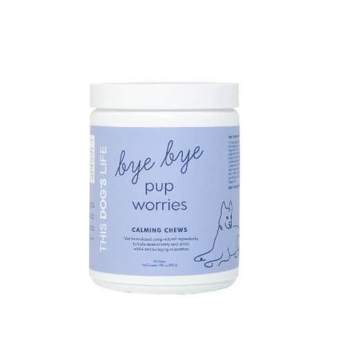 calming supplement for dogs Bye Bye Pup Worries